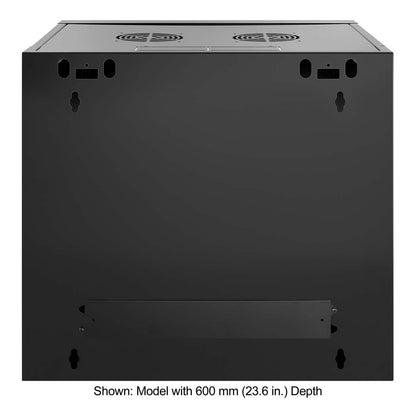 19" Wallmount Cabinet, 9U, 450 mm (17.7 in.) Depth, Black Image 4