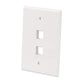 2-Outlet Oversized Keystone Wall Plate Image 1