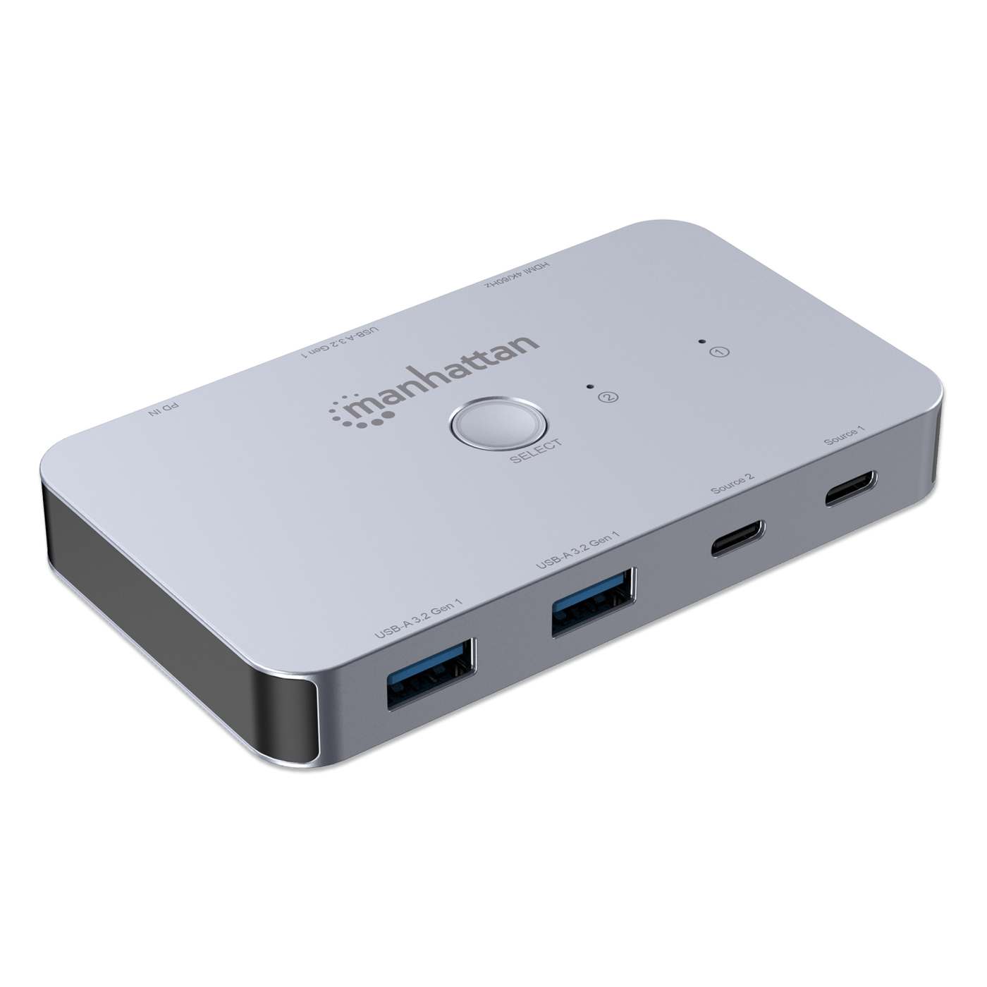 2-Port HDMI USB-C KVM Switch 4K@60Hz with Dual Power Delivery Image 3