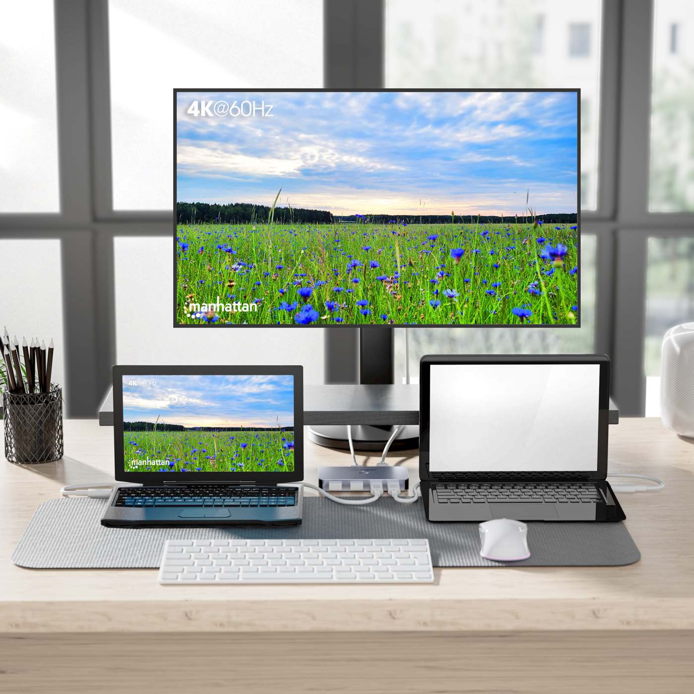 2-Port HDMI USB-C KVM Switch 4K@60Hz with Dual Power Delivery Image 4