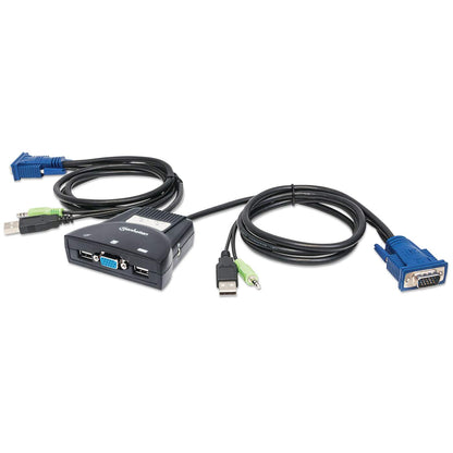 2-Port Mini KVM Switch Image 1