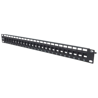 24-Port Blank Patch Panel, 1U Image 1