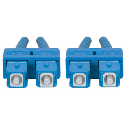 3 m SC to SC UPC Fiber Optic Patch Cable, 2.0 mm, Duplex, OFNR, Singlemode BIF, Yellow Image 4
