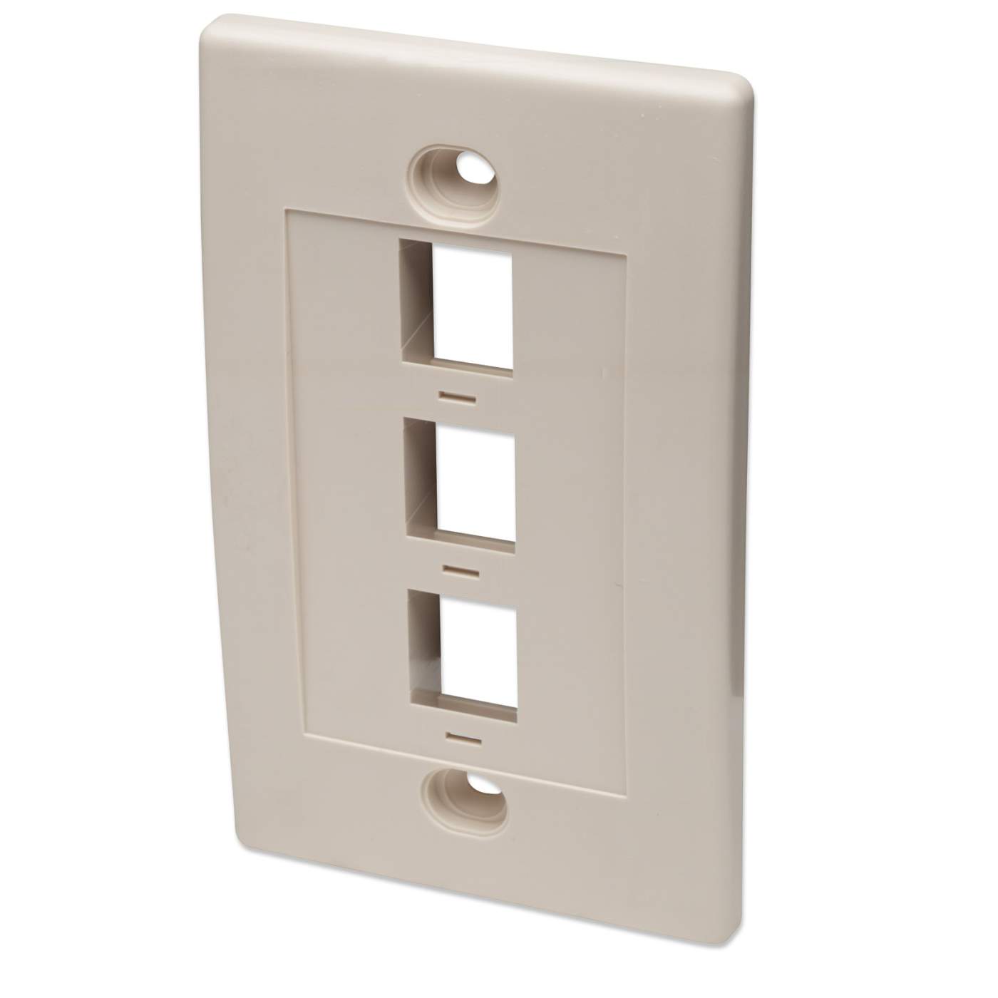 3-Outlet Keystone Wall Plate Image 1