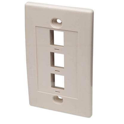 3-Outlet Keystone Wall Plate Image 1