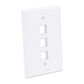 3-Outlet Oversized Keystone Wall Plate Image 3