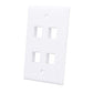 4-Outlet Keystone Wall Plate Image 1