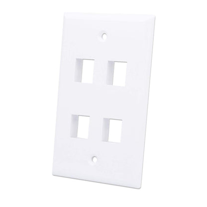 4-Outlet Keystone Wall Plate Image 1