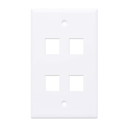 4-Outlet Keystone Wall Plate Image 4