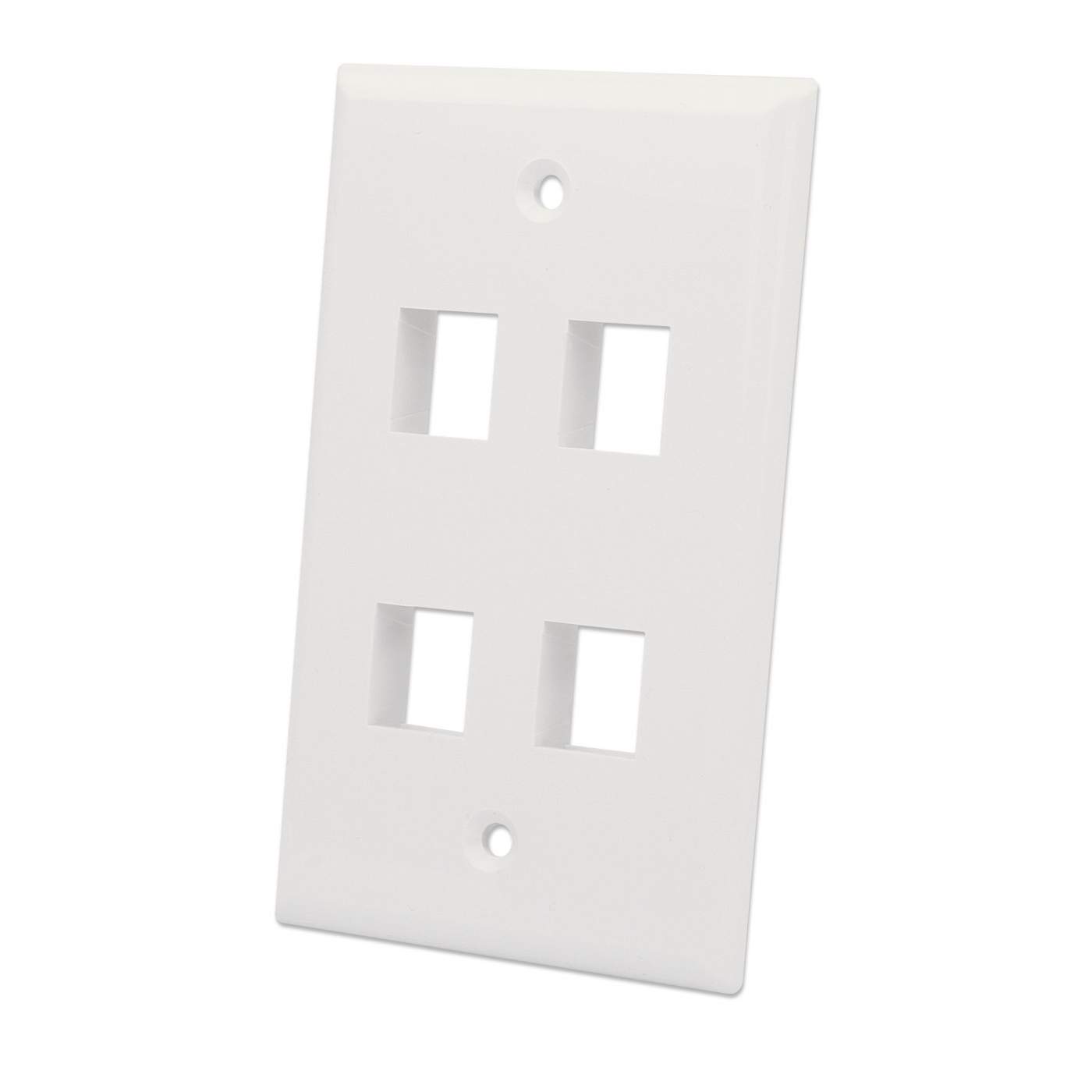 4-Outlet Keystone Wall Plate Image 1