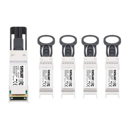40G QSFP+ to 4 x 10G SFP+ Passive DAC Breakout Cable, 3 ft. Image 3