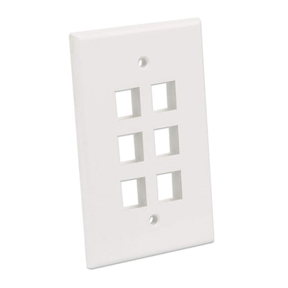 6-Outlet Oversized Keystone Wall Plate Image 3