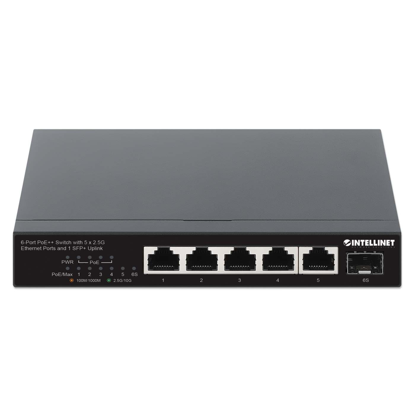 6-Port PoE++ Switch with 5 x 2.5G Ethernet Ports and 1 SFP+ Uplink Image 4