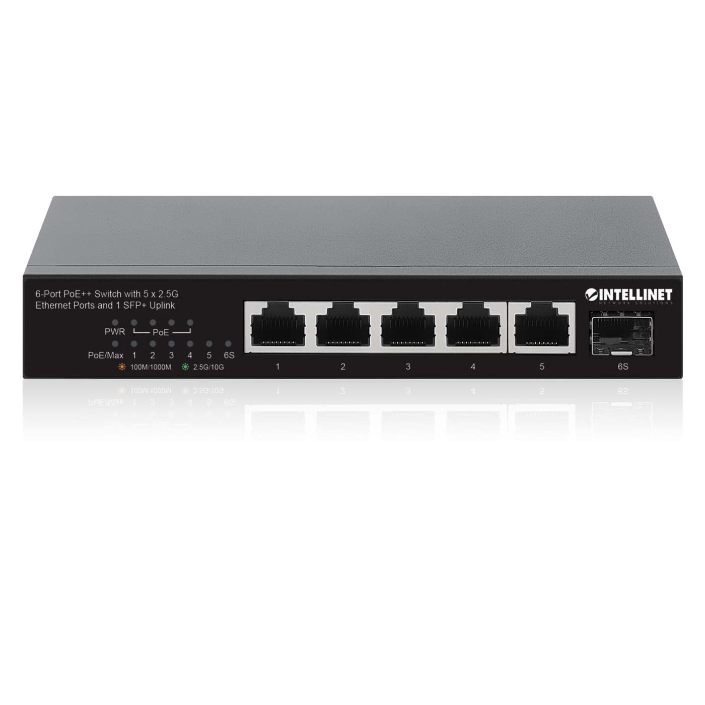 6-Port PoE++ Switch with 5 x 2.5G Ethernet Ports and 1 SFP+ Uplink Image 6