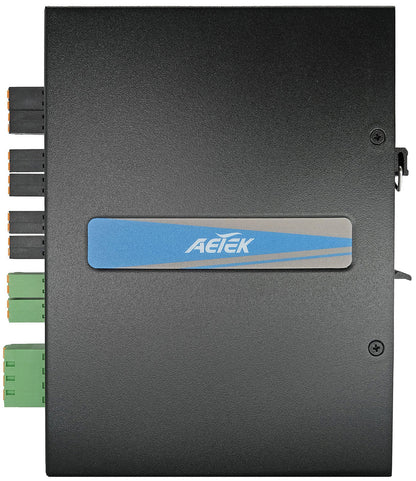 Industrial L2 Managed PRO 8-Port Gigabit PoE+ Switch with 2 SFP and 12V/24VDC Output, 12-48VDC Input | 240W