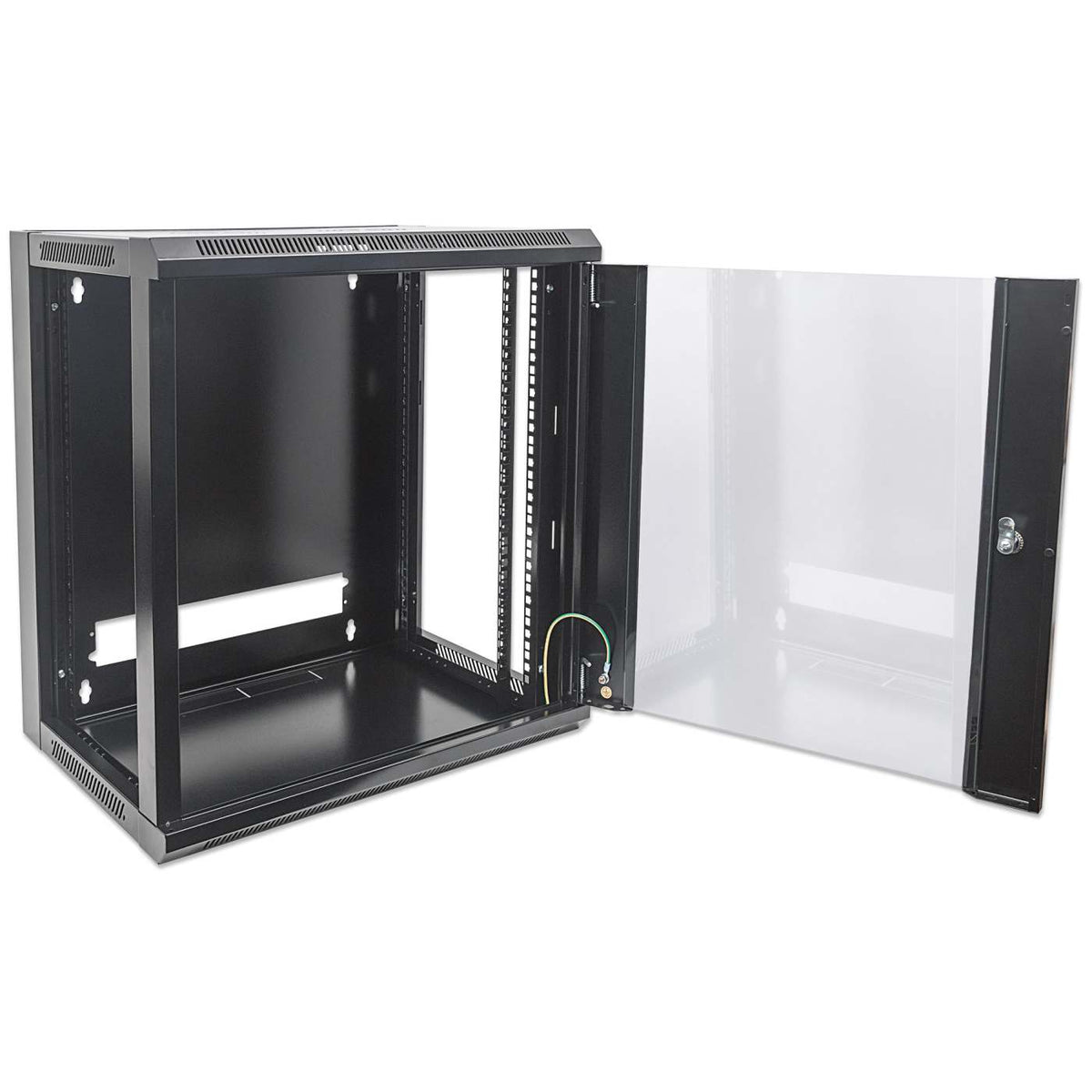 6U 19" Wall Mount Network Cabinet, Standard Line, 450 mm (17.7 in.) Depth, Black Image 8