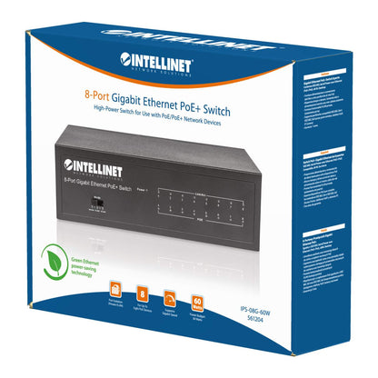 8-Port Gigabit Ethernet PoE+ Switch Packaging Image 2