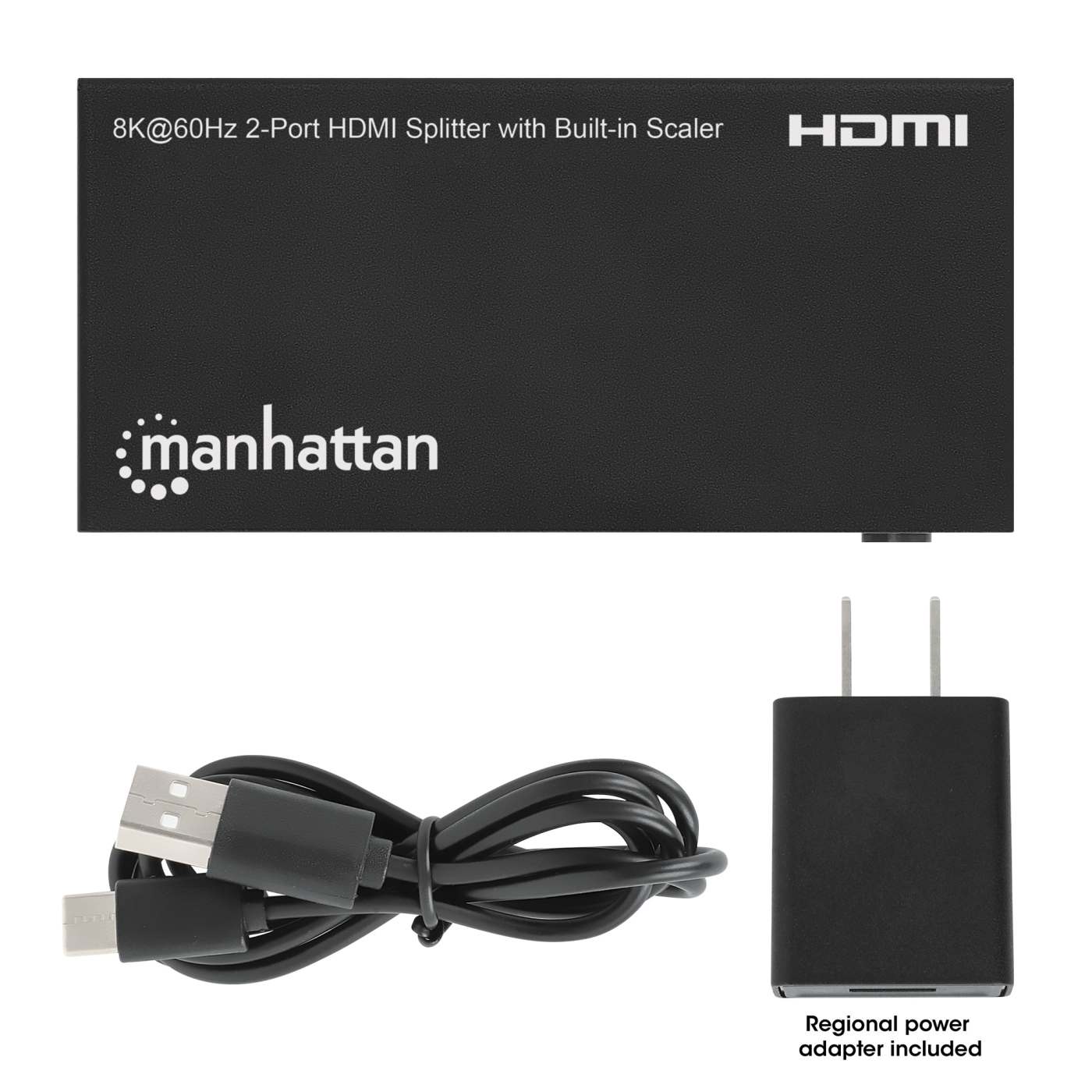 8K@60Hz 2-Port HDMI Splitter with Built-in Scaler Image 7