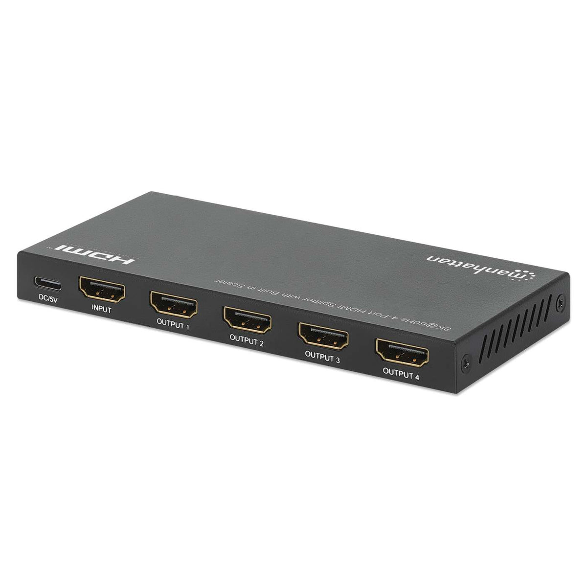 8K@60Hz 4-Port HDMI Splitter with Built-in Scaler Image 4