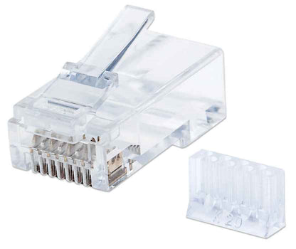 90-Pack Cat6 RJ45 Modular Plugs Pro Line Image 1