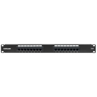 Cat6 16-Port Patch Panel, 1U Image 4