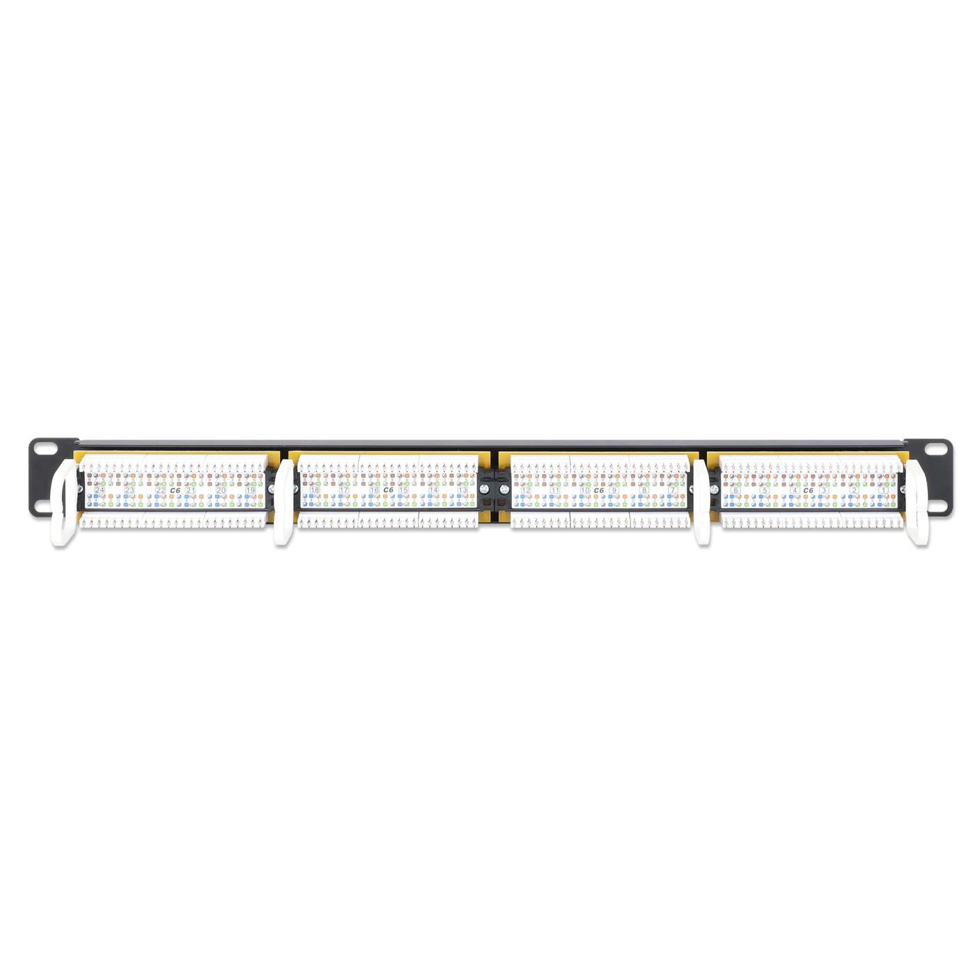 Cat6 24-Port Patch Panel, 1U Image 5