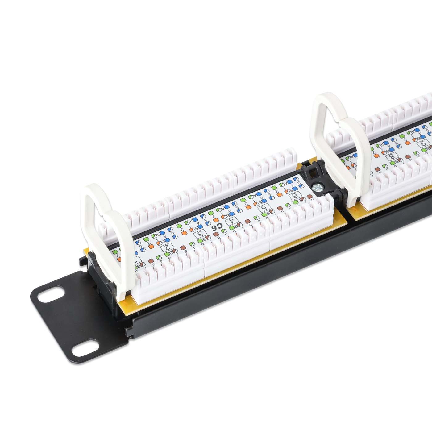 Cat6 24-Port Patch Panel, 1U Image 7