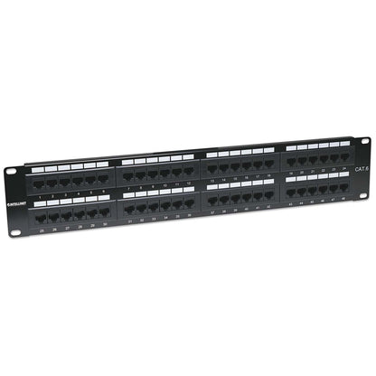 Cat6 48-Port Patch Panel, 2U Image 3