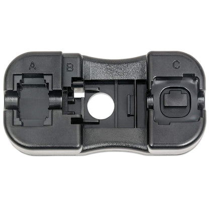 Cat6 Punch-Down Keystone Jack, Orange Image 5