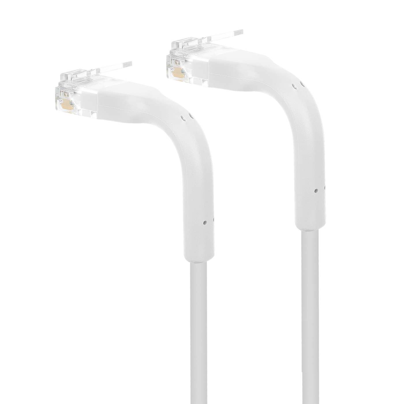 Cat6 U/UTP FlexiBoot Slim Network Patch Cable, 2 ft., White, 10-Pack Image 8
