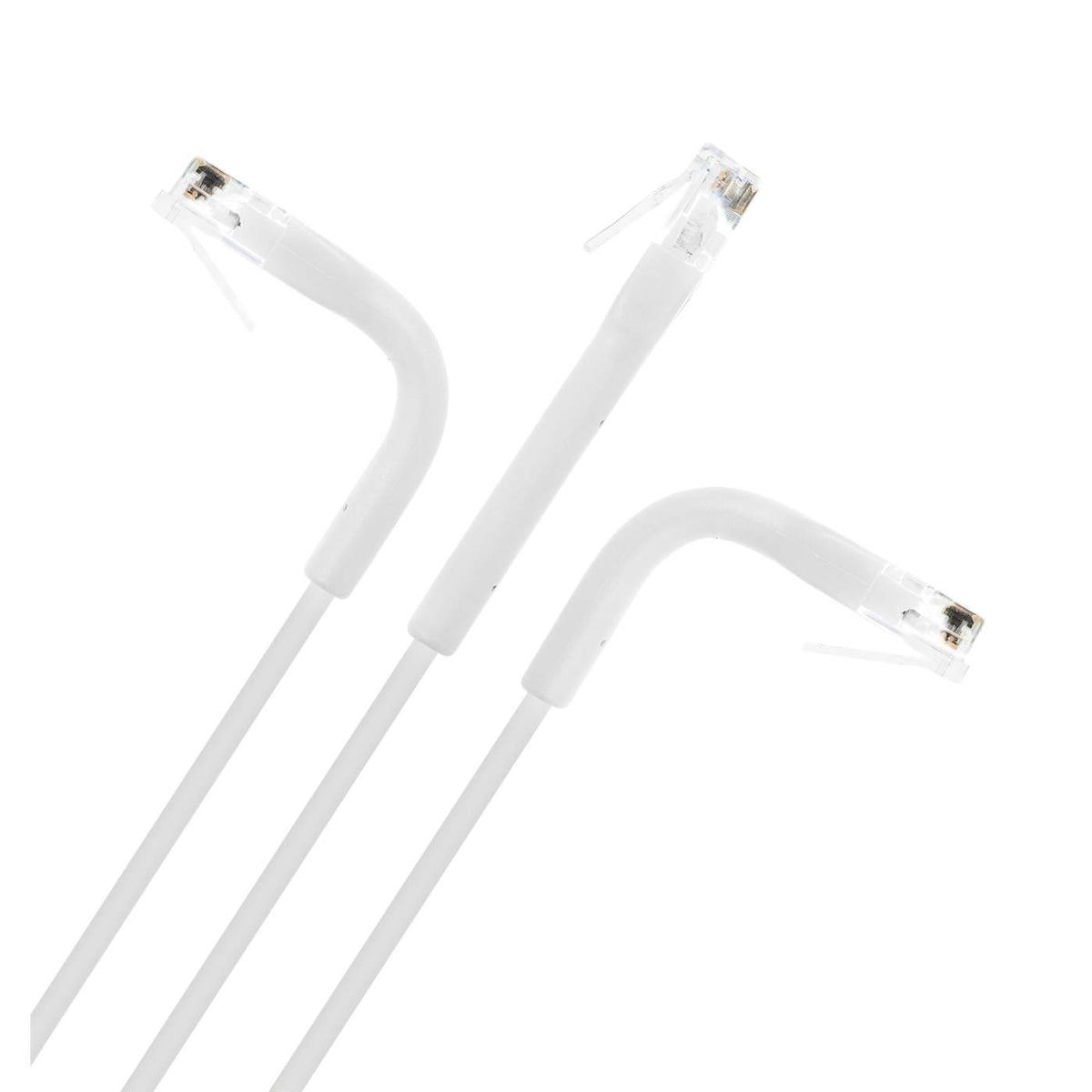 Cat6 U/UTP FlexiBoot Slim Network Patch Cable, 3 ft., White, 10-Pack Image 7