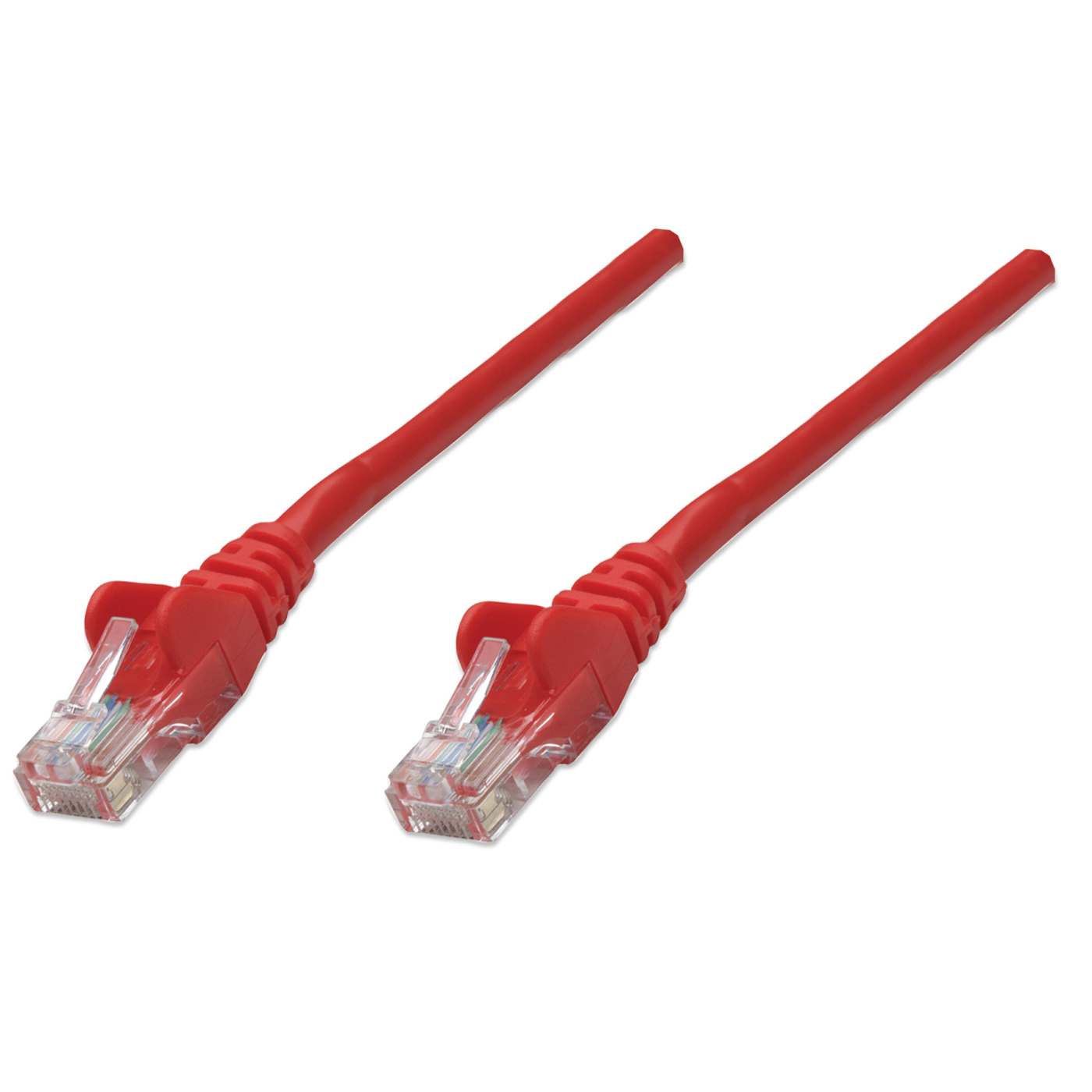 Cat6 U/UTP Network Patch Cable, 0.15 m (0.5 ft.), Red Image 1