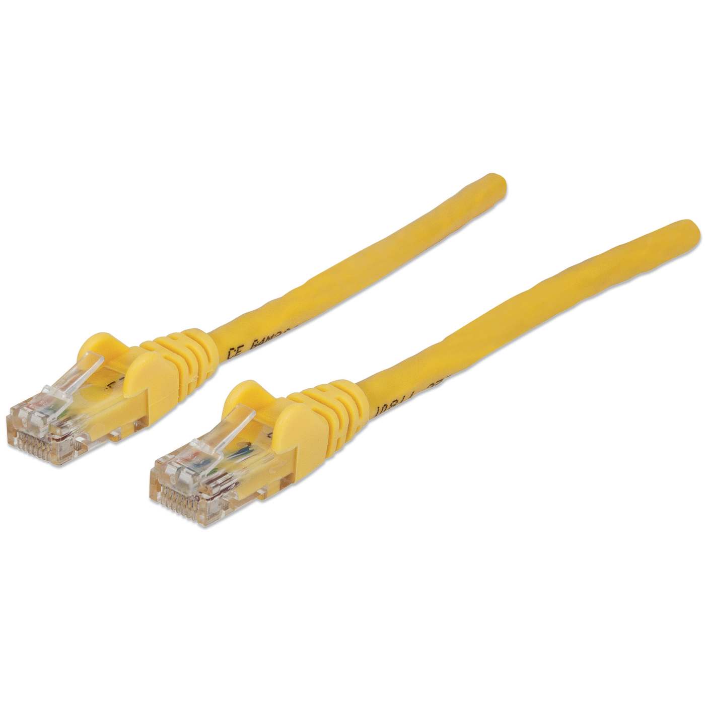 Cat6 U/UTP Network Patch Cable, 0.15 m (0.5 ft.), Yellow Image 1