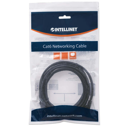 Cat6 U/UTP Network Patch Cable, 2 m (7 ft.), Black Packaging Image 2