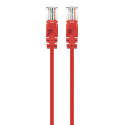 Cat6 U/UTP Slim Network Patch Cable, 0.5 ft., Red Image 4