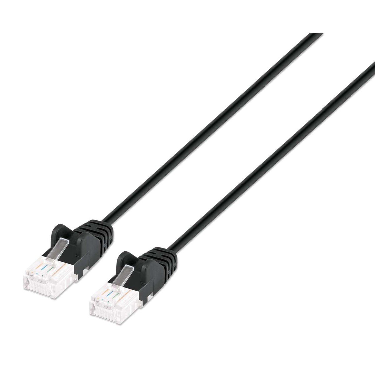 Cat6 U/UTP Slim Network Patch Cable, 1 ft., Black Image 1