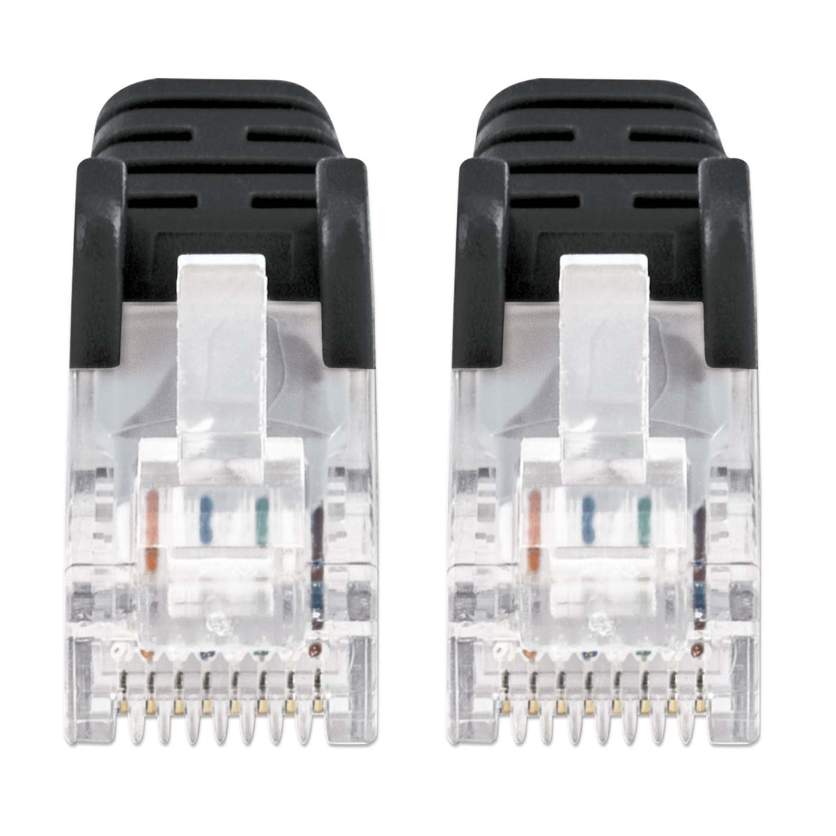 Cat6 U/UTP Slim Network Patch Cable, 1 ft., Black Image 3
