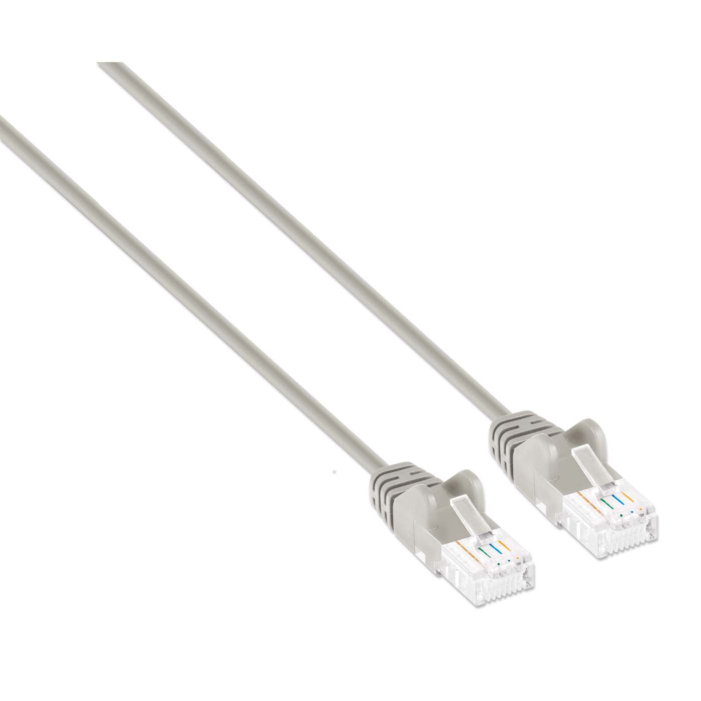 Cat6 U/UTP Slim Network Patch Cable, 1 ft., Gray Image 2