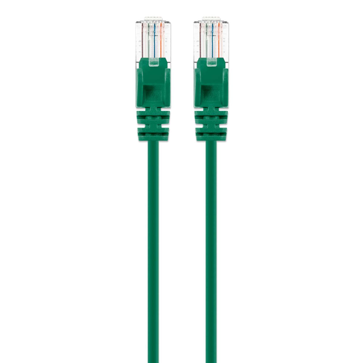 Cat6 U/UTP Slim Network Patch Cable, 10 ft., Green Image 4