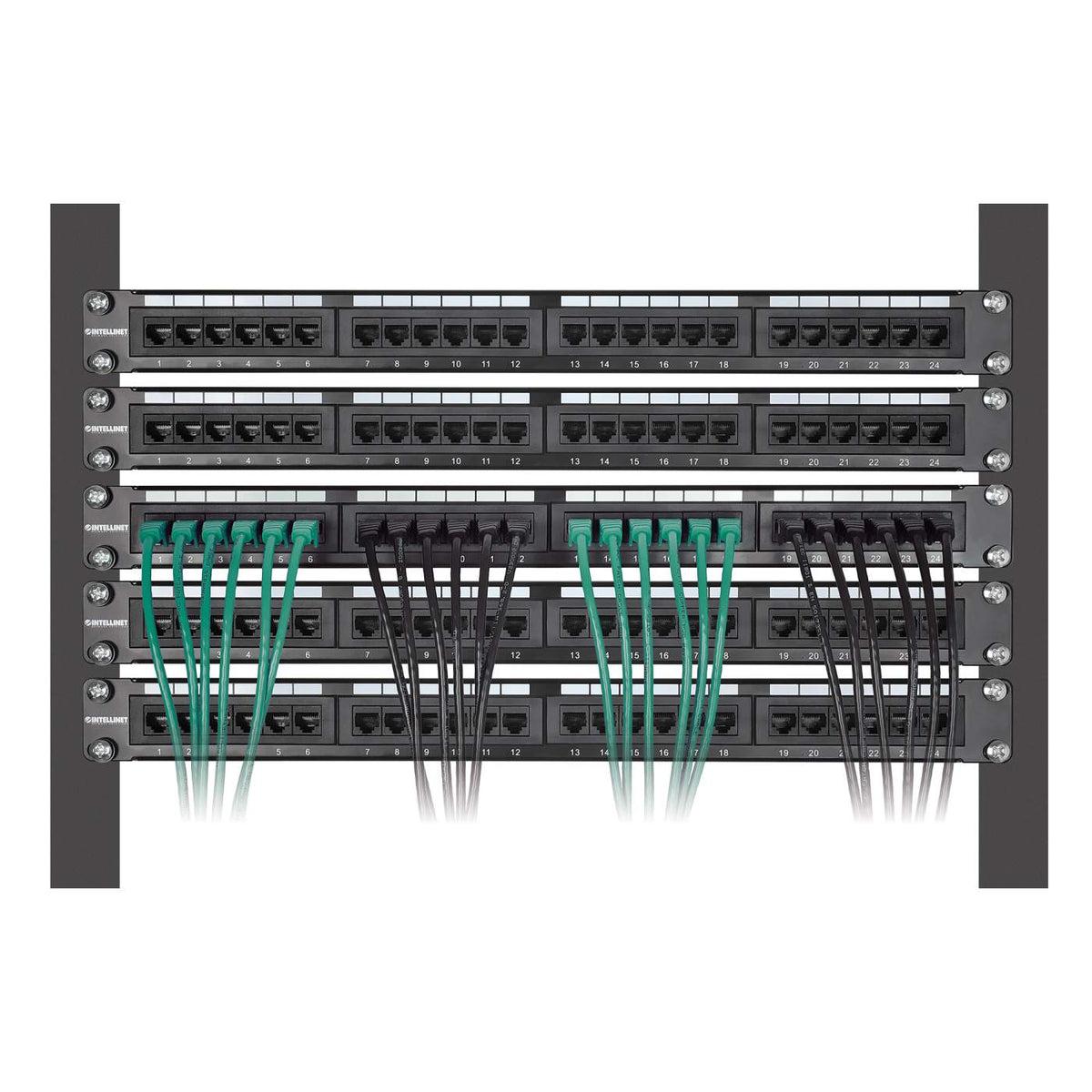 Cat6 U/UTP Slim Network Patch Cable, 1.5 ft., Green, 10-Pack Image 6