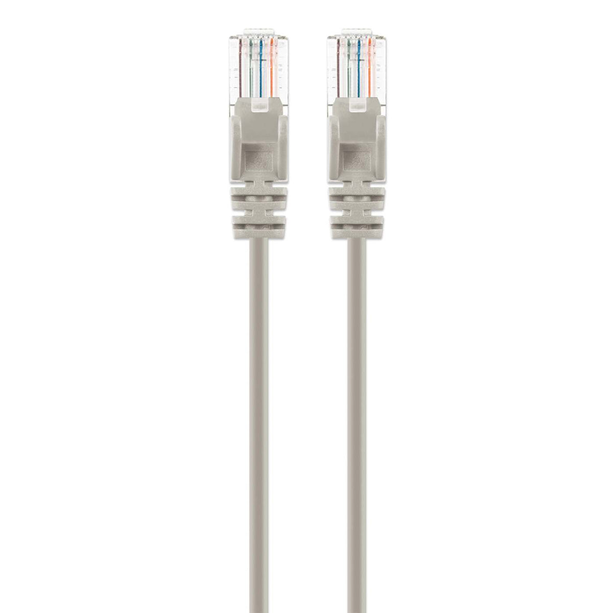 Cat6 U/UTP Slim Network Patch Cable, 3 ft., Gray Image 4