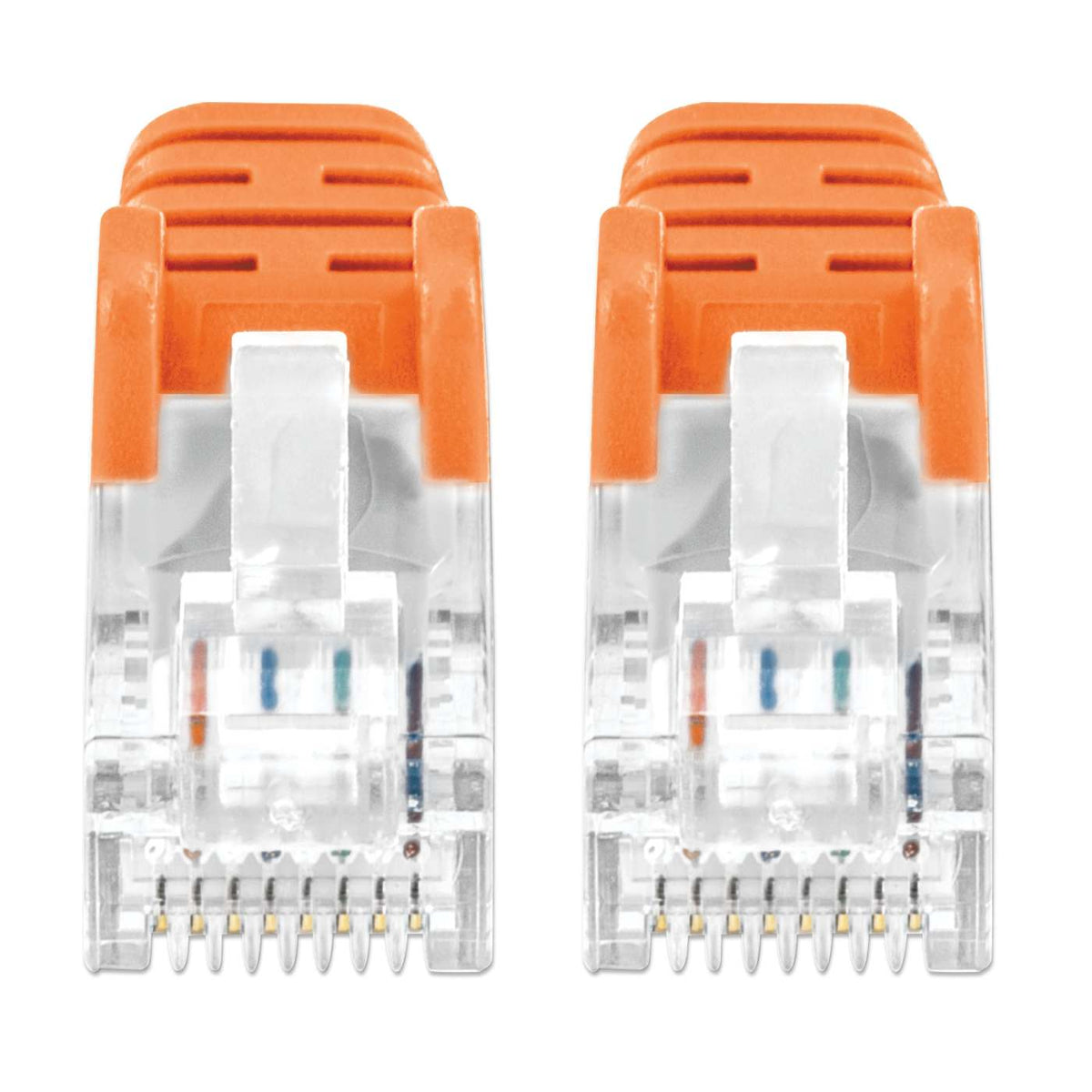 Cat6 U/UTP Slim Network Patch Cable, 7 ft., Orange Image 3