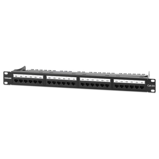 Cat6a 10G 24-Port Patch Panel, 1U Image 1