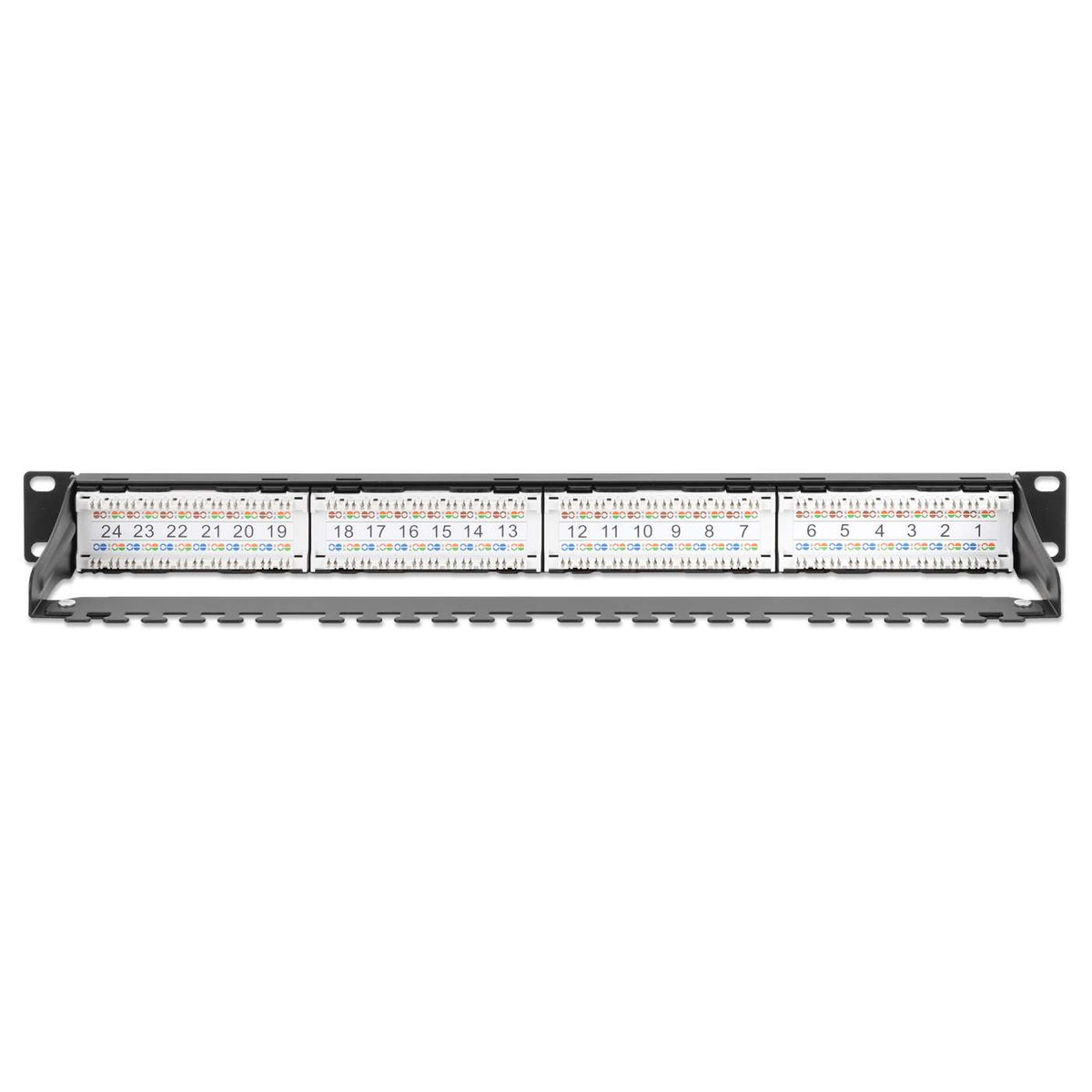 Cat6a 10G 24-Port Patch Panel, 1U Image 4