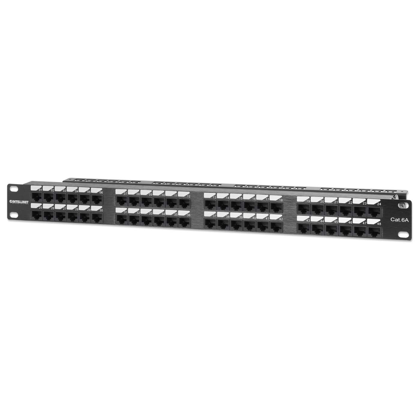Cat6a 10G 48-Port Patch Panel, 1U Image 1