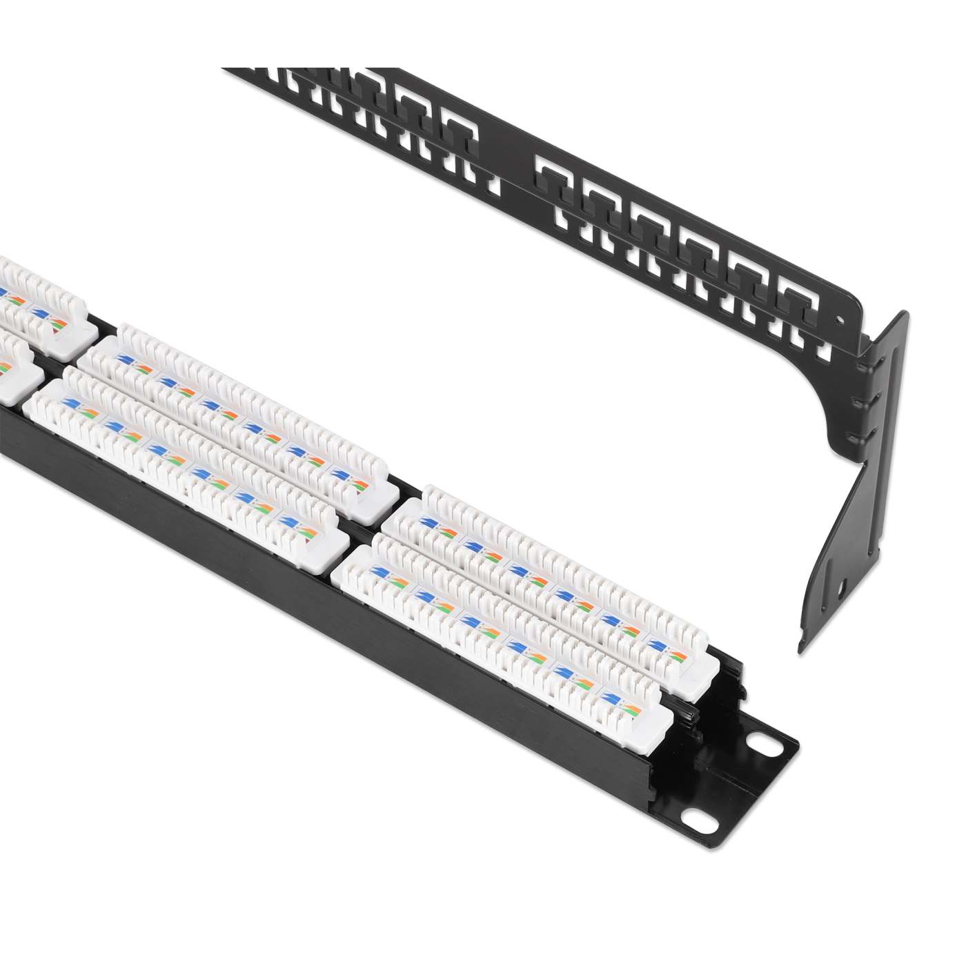Cat6a 10G 48-Port Patch Panel, 1U Image 6