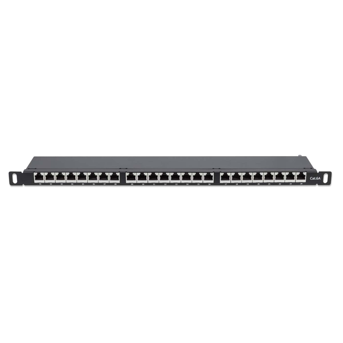 Cat6a 10G Shielded 24-Port Patch Panel, 0.5U Image 4