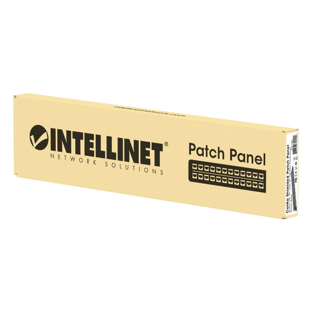 Cat6a 10G Shielded 24-Port Patch Panel, 0.5U Packaging Image 2