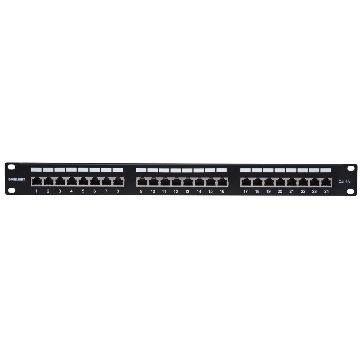 Cat6a 10G Shielded 24-Port Patch Panel, 1U Image 3