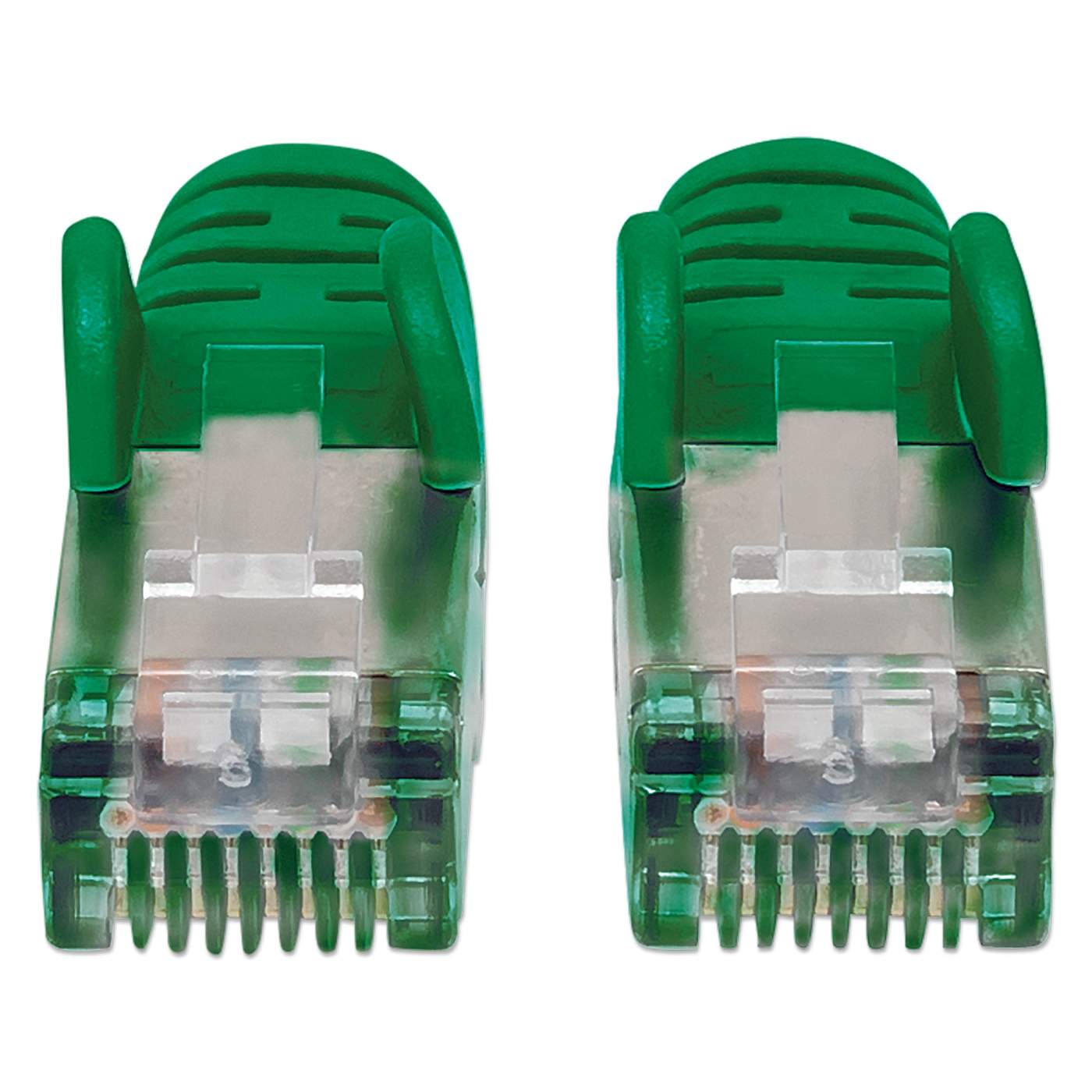 Cat6a S/FTP Network Patch Cable, 1 ft., Green Image 4